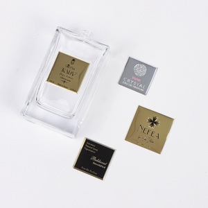 Hairline Finish Aluminum Metal Stickers Elegant Silver Anodized Logo Plates for Premium Office Partitioning - Product Image 5