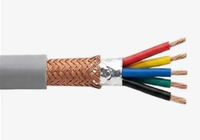 Câble souple blindé RVVP 0,2 mm², isolation et gaine en PVC, câble de commande multiconducteurs pour la transmission de signaux de capteurs