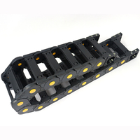 Chaîne de traînage flexible en nylon 35x100 pour machine CNC, porte-câbles, chaîne de traînage