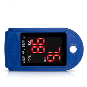 Moniteur <span class=keywords><strong>de</strong></span> fréquence cardiaque et d'oxygène sanguin à domicile avec affichage LED tricolore bleu, blanc et jaune, arrêt automatique - Product Image 5