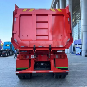Dump Trailer U-shaped Cargo <b>Container</b> Single-cylinder Hydraulic Lifting Tipper Trailerfor Sale In Nigeria Promotional price - Product Image 2