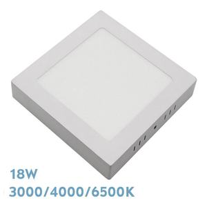 ดาวน์ไลท์ 18 วัตต์ ปรับระดับแสงได้ 3000k-4000k-6500k, 1620 ลูเมน, ขนาด 3.5x22x22 ซม., เหมาะสำหรับแสงสว่างโดยรอบและตกแต่ง - Product Image 1