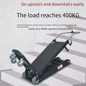 Carrello Elettrico Pieghevole Saliscale Motorizzato per Carichi Pesanti con Sistema Idraulico - Product Image 1