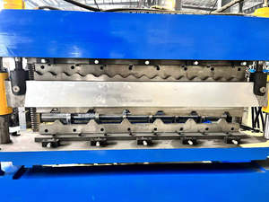 Máy tạo hình cán đôi chất lượng cao cho tấm lợp hình thang sóng, điều khiển tự động bằng PLC, cắt thủy lực - Product Image 3