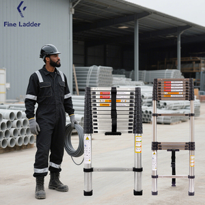 Customizable Length Ladder Manufacturers Portable Safety Lockeasy to Use Telescopic Household Ladder - Product Image 1