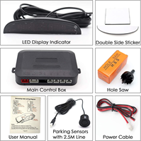Pack universel de bips de voiture capteur de recul de voiture 1.2m capteur de stationnement de voiture système Radar