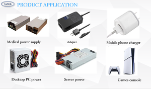 Saner RM6 Dọc Cao Tần Số Ferrite Core Biến Áp Pfc Điều Khiển Âm Thanh Chuyển Đổi Cung Cấp Điện Adapter Biến Áp - Product Image 4