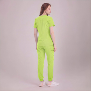 Tenues Médicales Extensibles en Tissu 62 % Rayonne, 32 % <span class=keywords><strong>Nylon</strong></span>, 6 % Spandex – Uniformes de Soins Infirmiers, Vêtements de Travail Hospitaliers, OEM - Product Image 2