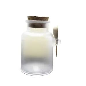 חלבית כיכר עגול פלסטיק אמבטיה מלח שייקר תינוק לשפשף בקבוק ABS-38K