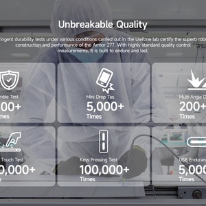 Factory Ulefone Armor 27T Rugged 4G Smartphone 12+256GB FliR Thermal Image <b>Camera</b> Android14 Global Unlocked 10600mAh Cellphone - Product Image 3