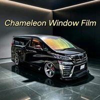 Film teinté caméléon pour vitres, film décoratif nano-céramique pour vitres de voiture, protection UV 99%, VLT 75%, film solaire pour vitres