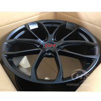Jantes de voiture de tourisme forgées noires mates monobloc 5x130 de 18 19 20 21 pouces pour Porsche Cayenne