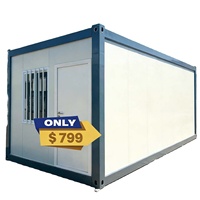 Module de bureau, hôtel, entrepôt, mini-maison, conteneur préfabriqué, modulaire, portable, respirant et coupe-vent, en kit pour assemblage rapide