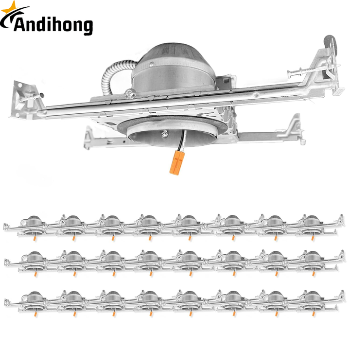 Ic Rated Air Tight Ceiling Downlight Can With Junction Box E26 Screw
