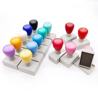 Timbres carrés personnalisés pour enseignants-Timbres Flash multicolores Options de couleurs différentes pour une utilisation à l'école/bureau