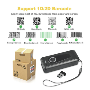 YJ 3-en-1 Blue Tooth & USB Filaire & 2.4G Lecteur de codes à barres Portable 2D QR Image <span class=keywords><strong>Scanner</strong></span> Fonctionne avec IOS, Windows, <span class=keywords><strong>Android</strong></span> YJ-6601 - Product Image 4