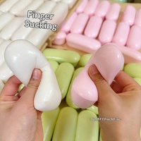 Jouet Squishy en forme de bâton de fromage, en matériau PU, à rebond lent, réaliste, anti-stress, petit et doux, jouet à sucer au doigt
