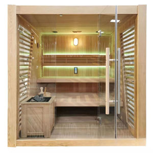 Sauna a Calore Secco per Terapia, Sauna Domestica, Cabina Sauna a Secco, Hammam Turco, Sauna per Terapia del Sale, Infrarossi a Spettro Completo, Vapore a Infrarossi - Product Image 1