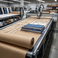 Umweltfreundliches Recyceltes Perforiertes Kraftpapier für Bekleidungs-Musterung & -Zuschnitt 50-120gsm
