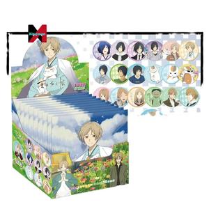 Natsume <span class=keywords><strong>Yuujinchou</strong></span> Blind Box 75mm Doble Flash Badge Blind Draw Anime Merchandise Cos Gift Pin Box Set - Product Image 1