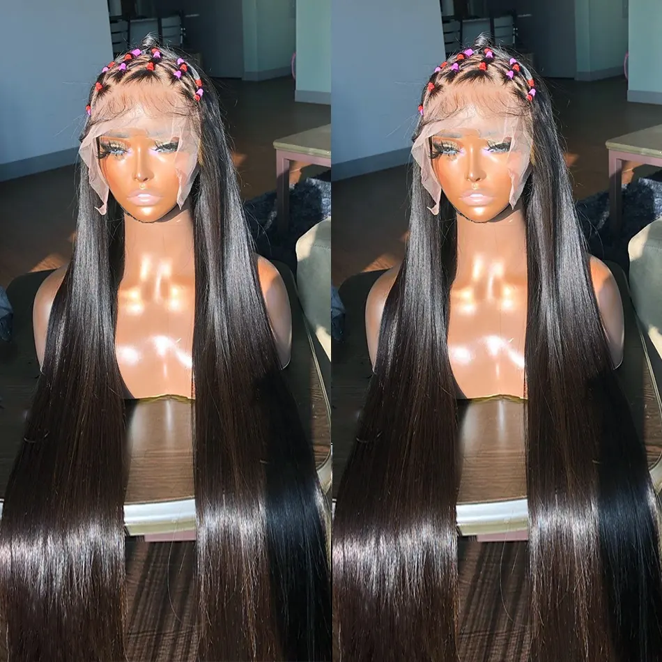 Fuxin Glueless Lace Front Wigs with Baby Hair Raw Vietnamese Hair Hd Lace Frontal Wig Vendor Human Hair Wigs for Black Women