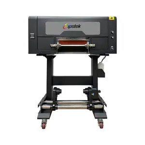 2 In 1 Three Print Heads Gold Foil Label Printing Machine Roll Printer A3 Size Digital Uv Sticker Dtf Printer