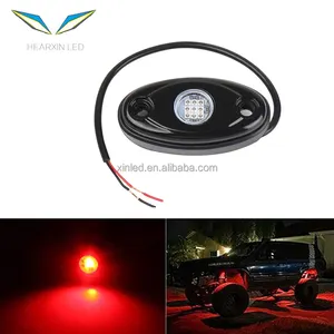 5 Colors Waterproof LED Rock Light Underglow LED Light Kit for Jeep off-Road Truck Car Lights Decoration Accessory Mounting Kits