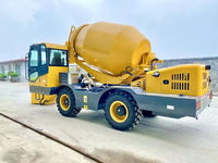 2m3/3m3 Bétonnière mobile à chargement automatique HY250 avec pièces de rechange en stock