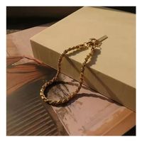 Pulsera Chris April Marvel para Mujer, Plata 925, con Cuerda de Plata