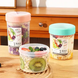 Prezzo di fabbrica mantieni in forma la tazza di insalata fresca per andare contenitore per insalata per il pranzo contenitore portatile per insalata di frutta e verdura