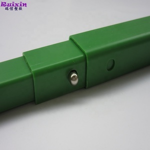 أنبوب بلاستيكي مربع عالي الجودة من البي في سي الأخضر 22×16 مم، أنبوب صلب بسطح أملس بسعر المصنع، قطع مخصص وتشكيل بالبثق عالي الجودة - Product Image 3