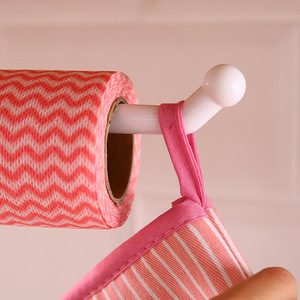 <b>Kitchen</b> paper towel holder, no-drill cabinet paper roll holder, dishcloth holder, cling film and dishcloth <b>storage</b> <b>rack</b> - Product Image 4