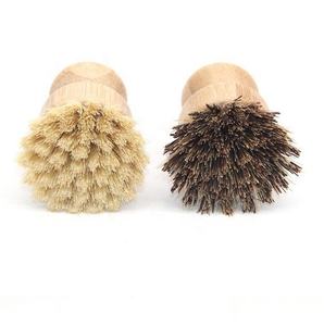 Cepillo de Cocina Ecológico de Madera de Bambú con Cerdas de Sisal y Coco para Lavar Platos, Ollas y Sartenes - Product Image 2