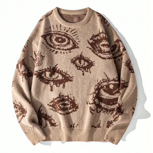 Pull <span class=keywords><strong>en</strong></span> tricot personnalisé pour <span class=keywords><strong>homme</strong></span>, cardigan, polo, tricotage, style polyvalent toutes saisons, doux, agréable pour la peau, manches longues - Product Image 1