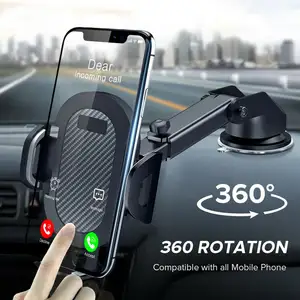 High Quality Wholesales Price 2 In 1 Universal Suction Cup + Air Vent Car Phone Holder Sretchable Mobile Phone Holders
