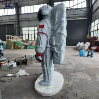 Modelo de Astronauta Animatrónico Realista de Tamaño Natural, Exhibición Espacial Interactiva para Centro de Ciencias, Parque Temático y Activación de Eventos