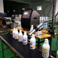 Machine de codage automatique avec convoyeur, impression sur emballage, ligne d'impression à jet d'encre sur boîtes de conserve, imprimante à jet d'encre haute vitesse