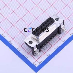 5747845-4 D-Sub/VGA Connector Bent Lead Through Hole Connector Female 15P Right Angle Insert 2 - Product Image 1