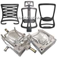 Moulage par injection de dossier de chaise de bureau en plastique, moule ergonomique personnalisé pour dossier de chaise de bureau, pour mobilier de bureau