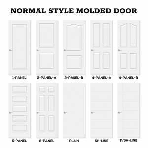 Puerta <span class=keywords><strong>de</strong></span> interior <span class=keywords><strong>de</strong></span> 6 paneles, pre-impregnada en blanco, <span class=keywords><strong>de</strong></span> MDF, con núcleo hueco, textura <span class=keywords><strong>de</strong></span> madera, precolgada, para casas, desde almacén <span class=keywords><strong>de</strong></span> EE. UU. - Product Image 5