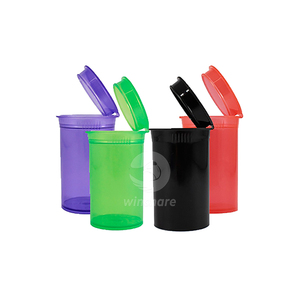 13 DRAM nhựa nhỏ thuốc theo toa chai với nắp bóp Pop Top hoa y tế container - Product Image 2