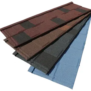 JZ ROOF Shingle Steel sheet Galvanized Coated stone coated Metal roof tile thickness 0.45mm
