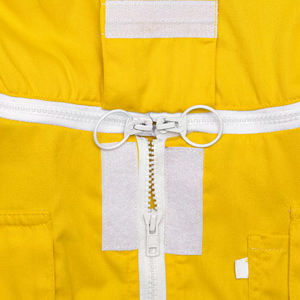 Combinaison d'apiculture HULAR INTERNATIONAL OEM jaune avec capuche, écran facial en maille, fermeture éclair intégrale, unisexe, respirante, légère et protectrice - Product Image 5