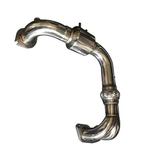 Hiệu Suất Bộ Phận Động Cơ Thép Không Gỉ Thể Thao Mèo Xúc Tác Linh Hoạt Ống Xả Downpipe Cho Toyota MR2 Spyder 1.8