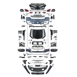Kit carrosserie pour <span class=keywords><strong>BMW</strong></span> Série <span class=keywords><strong>7</strong></span> 2009-2015 F01 F02, mise à niveau vers G11/12 M760, pare-chocs avant et arrière, calandre, phares, feux arrière, pièces automobiles - Product Image 2
