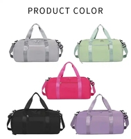 Sac de voyage arrondi robuste sac de sport en toile de coton personnalisé sac de sport sacs de sport en gros pour hommes