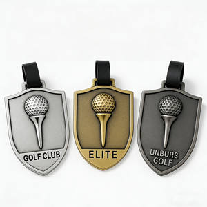 Herramientas para Reparar Chuletas de Golf, Marcador de Pelota Magnético Personalizado, Etiqueta para Bolsa de Golf, Metal - Product Image 4