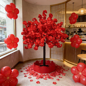 Árbol de Flores de Cerezo Artificial de Seda Personalizado, Centro de Mesa para Bodas y Eventos, Arreglo para el Día de San Valentín y Año Nuevo - Product Image 3