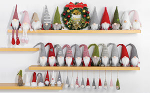 Ornements de Noël Gnome de vacances fait à la main suédois Tomte ornements d'<span class=keywords><strong>elfe</strong></span> de Noël pour la décoration de vacances - Product Image 5