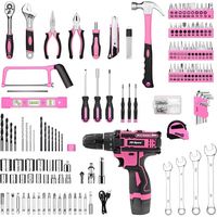 Kit combiné d'outils électriques : perceuse sans fil, clé à main, boîte à outils et autres outils
